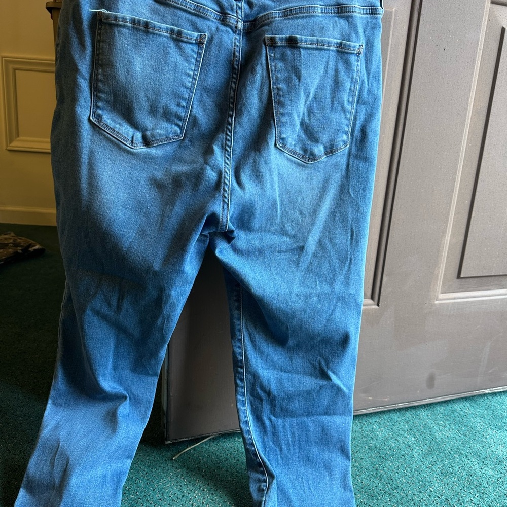 ANA Women Jeans High Rise Jegging 18 Crop Ankle 25inch inseam - Picture 3 of 7